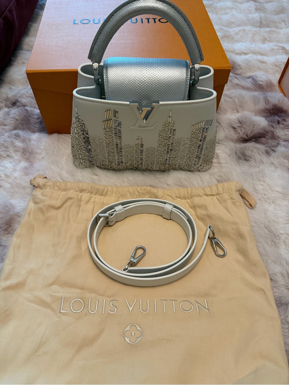 Louis Vuitton Limited edition Capucine New York Skyline